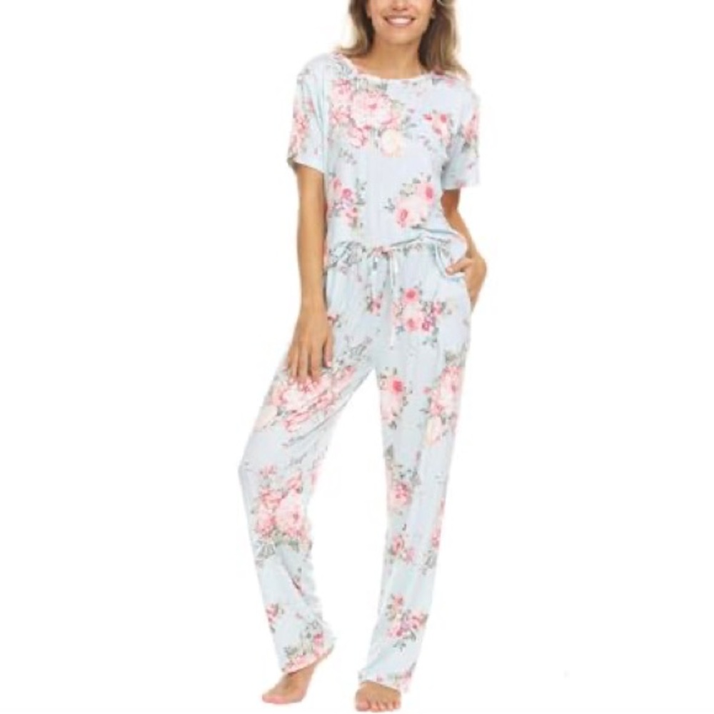 Flora Nikrooz 2-piece Ribbed Women’s Pajama Set - Picture 1 of 11